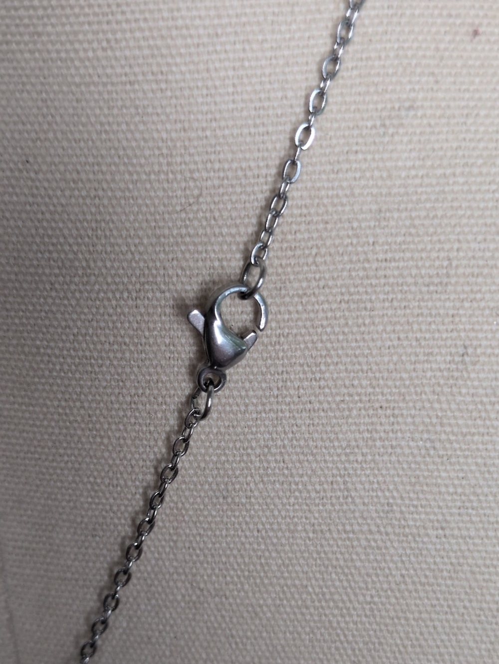 Silver Tone Compass Rose Starburst Pendant Long Chain Necklace - Picture 5 of 5